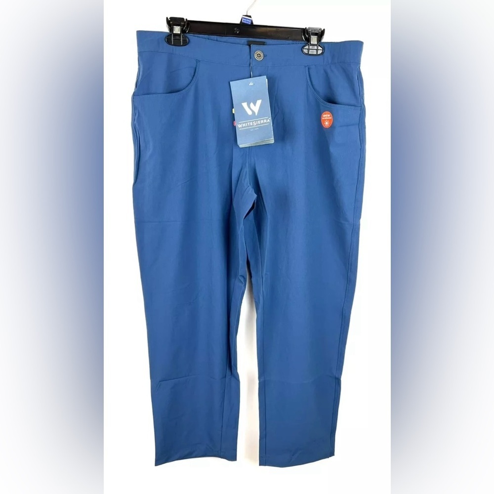 White Sierra Women’s Crissy Field Crop Blue Pants Size L